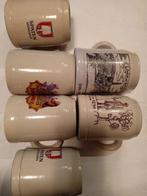 Bierpul (6) - 6 vintage Stein bierpullen - Creamware