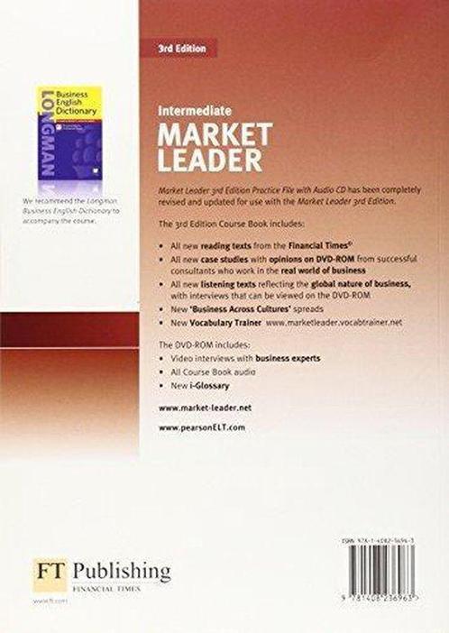 Market Leader 3ed - Int practice file + practice file cd pac, Boeken, Taal | Engels, Zo goed als nieuw, Verzenden