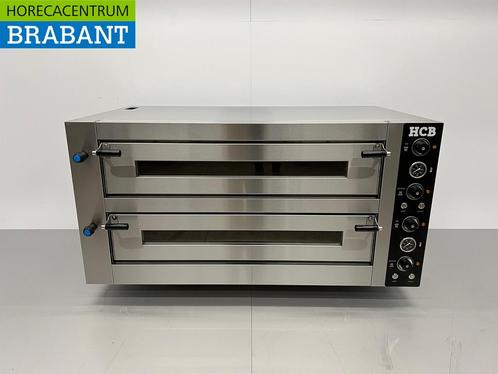 HCB RVS Pizzaoven 2 x 6 pizzas 34 cm doorsnede 400V Horeca, Zakelijke goederen, Horeca | Keukenapparatuur, Ophalen of Verzenden