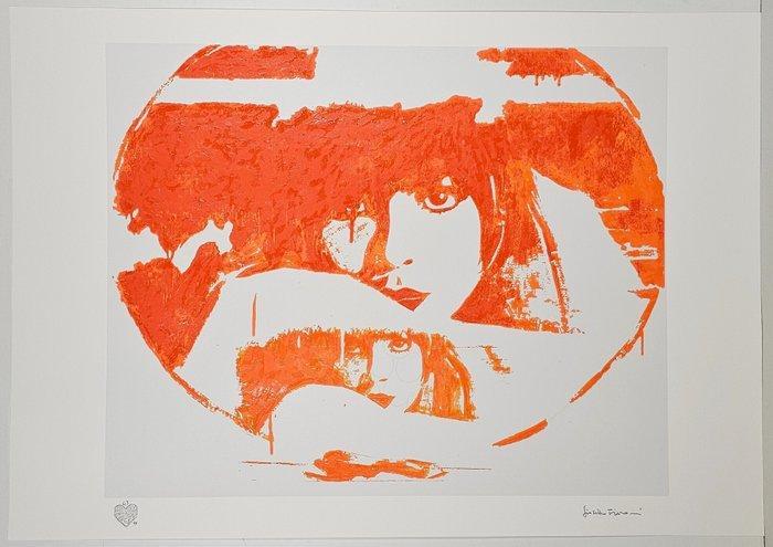 Giosetta Fioroni (1932) - Doppio Liberty Orange, Antiek en Kunst, Antiek | Overige Antiek