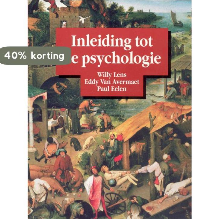 Inleiding tot de psychologie 9789061867708 W. Lens, Boeken, Psychologie, Zo goed als nieuw, Verzenden