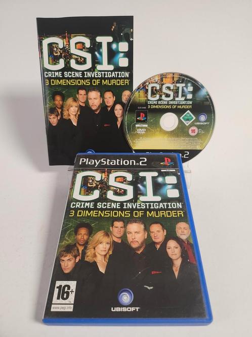 Crime Scene Investigation 3 Dimensions of Murder PS2, Games en Spelcomputers, Games | Sony PlayStation 2, Zo goed als nieuw, Ophalen of Verzenden