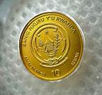 Rwanda. 10 Amafranga Tiger , oro 1/200 Oz (.999) (Zonder, Postzegels en Munten