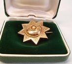 Zonder Minimumprijs - Broche - 14 karaat Geel goud, Zilver -