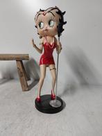 Beeld, Betty Boop singing with microphone - 35 cm -