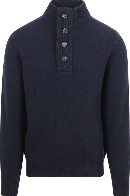 Barbour Trui Wol Patch Navy maat Maat 52/54 (L) Heren, Kleding | Heren, Truien en Vesten, Blauw, Nieuw, Maat 52/54 (L), Verzenden