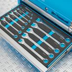 Datona Gereedschapskist drie lades - 2 lades gevuld - blauw, Ophalen of Verzenden, Nieuw