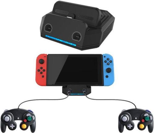 JYS Nintendo Switch 2-Port TV Dock for GameCube, Computers en Software, Netwerk switches, Ophalen of Verzenden