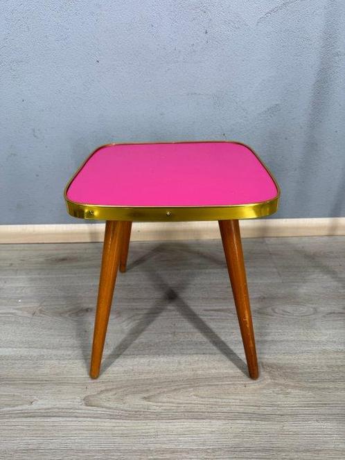 Table à plantes - Bois - Table dappoint en formica, Antiek en Kunst, Curiosa en Brocante