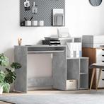 vidaXL Bureau met Opslag - Beton Grijs - 120.5x44x88.5 cm -, Verzenden, Nieuw