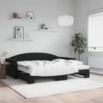 vidaXL Slaapbank onderschuifbed en matrassen 90x190 cm, Verzenden, Nieuw