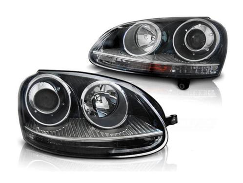 Sport Black koplamp units geschikt voor VW Golf 5, Autos : Pièces & Accessoires, Éclairage, Envoi
