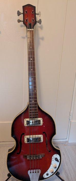 Egmond - Lion - - Akoestische basgitaar - Nederland - 1969, Muziek en Instrumenten, Snaarinstrumenten | Gitaren | Akoestisch