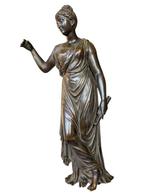 Beeld, Bronze Statue Of Euterpe - 40 cm - Brons