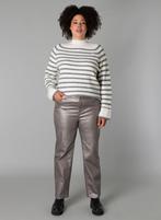 YESTA broek zilver coating0(46)Maat 46/48 (XL) of groter, Kleding | Dames, Broeken en Pantalons, Verzenden, Nieuw, Maat 46/48 (XL) of groter