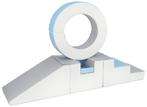 Foam blokken - met hoepel en glijbaan - 7 delig - blauw g..., Kinderen en Baby's, Ophalen of Verzenden, Nieuw