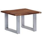 Salontafel Acaciahout 60cm - Retour Deal - Authentiek en..., Huis en Inrichting, Tafels | Salontafels, 50 tot 100 cm, Verzenden