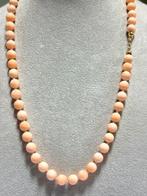 Halsketting - 18 karaat Geel goud Koraal - Pelle d’angelo, Handtassen en Accessoires, Kettingen, Nieuw