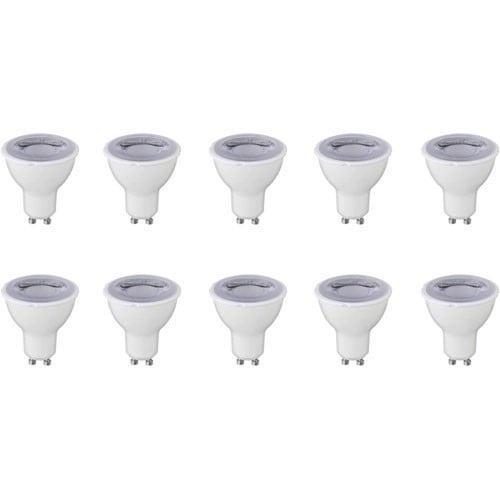 LED Spot 10 Pack - Dimbare Witte Spot 6W LED Lamp met GU10 F, Maison & Meubles, Lampes | Spots, Envoi