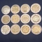 Europa. 2 Euro 2000/2020 (20 monedas) (Zonder Minimumprijs), Postzegels en Munten