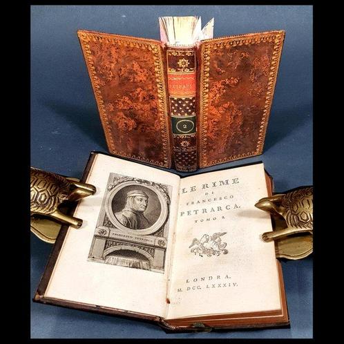 Francesco Petrarca - Le rime di Francesco Petrarca 2V - 1784, Antiek en Kunst, Antiek | Boeken en Manuscripten