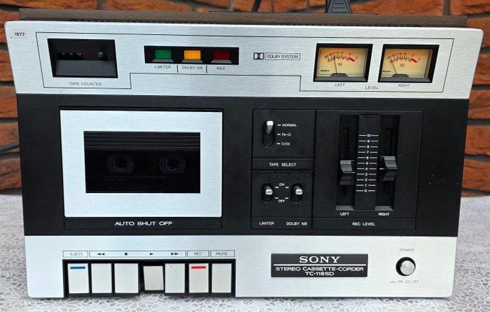 Sony - TC-118SD Cassetterecorder-speler, Audio, Tv en Foto, Radio's