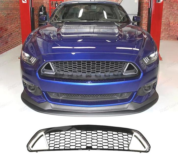 CALANDRE SUPÉRIEURE AVANT FEU DE JOUR LED DRL FORD MUSTANG 1, Autos : Pièces & Accessoires, Carrosserie & Tôlerie, Envoi