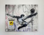 Mart Signed - Bicycle kick (Carlo Parola) -, Antiquités & Art, Art | Peinture | Moderne