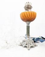 lampe pétrole toupie ambrée - Lampe à pétrole - verre