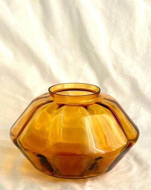 Glasfabriek Leerdam A.D. Copier - Vase (1) -  discus  -, Antiek en Kunst, Kunst | Designobjecten