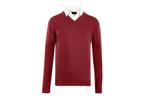2dekans | Milanoro Herentrui met Kraag – Bordeauxrood – Maat, Kleding | Heren, Overige Herenkleding, Ophalen of Verzenden, Nieuw