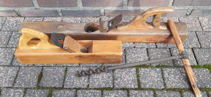 Outil de travail (3) - Ancien rabot sans réserve, Antiquités & Art, Antiquités | Autres Antiquités