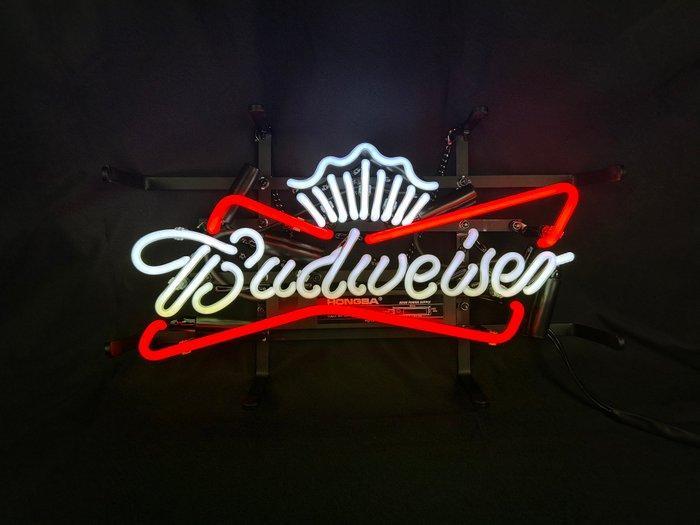 Budweiser-bar neonbord - Budweiser Bar Neon Sign -, Antiek en Kunst, Antiek | Wandborden en Tegels