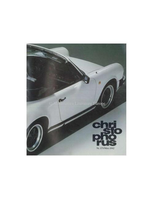 1982 PORSCHE CHRISTOPHORUS MAGAZINE 175 DUITS, Boeken, Auto's | Folders en Tijdschriften