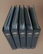 Nederland - 5 DAVO FDC-Albums linnen omslag, wapen, Gestempeld