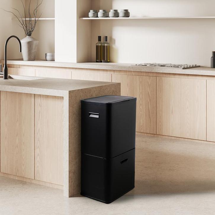 Poubelle tri sélectif 3 bacs - 70 l - 1 x 40 l et 2 x 15 l, Maison & Meubles, Accessoires pour la Maison | Autre, Neuf, Envoi