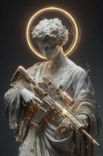 Dine Chanima (XX-XXI) - (XXL) Giant Marble Warrior Sacred