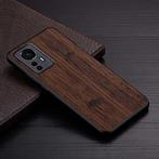 Xiaomi 12 Pro Leren Hoesje - Shockproof Case Cover Hout, Nieuw, Verzenden