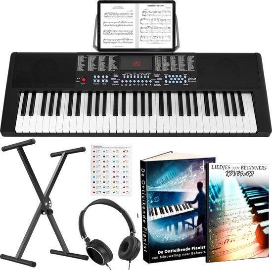 2dekans | Finesse Keyboard Piano - Zonder standaard - 61, Muziek en Instrumenten, Piano's, Ophalen of Verzenden