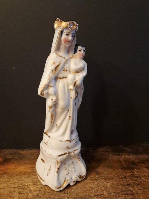 Vieux Paris - Statue, Heilig Beeldje in Vieux Paris, Antiek en Kunst, Kunst | Niet-Westerse kunst