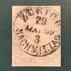 Zwitserland 1855 - 1 Fr Strubeli met fotocertificaat en, Gestempeld