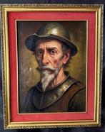Italiaanse school (XX) - Ritratto di Don Chisciotte, Antiek en Kunst, Kunst | Schilderijen | Klassiek