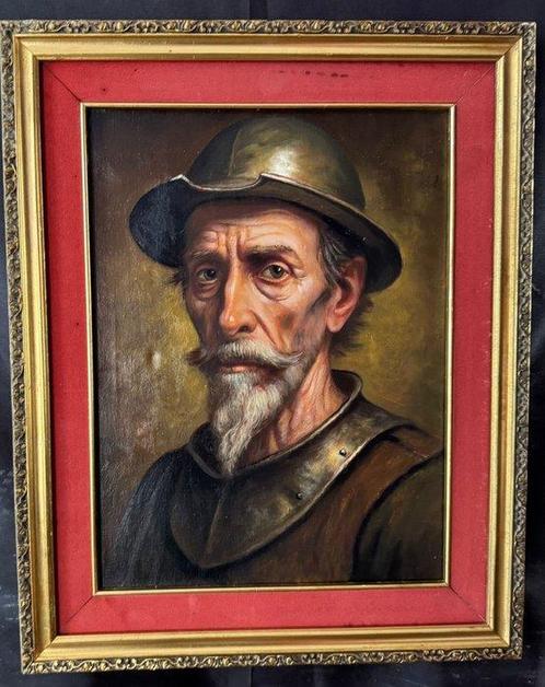 Italiaanse school (XX) - Ritratto di Don Chisciotte, Antiek en Kunst, Kunst | Schilderijen | Klassiek