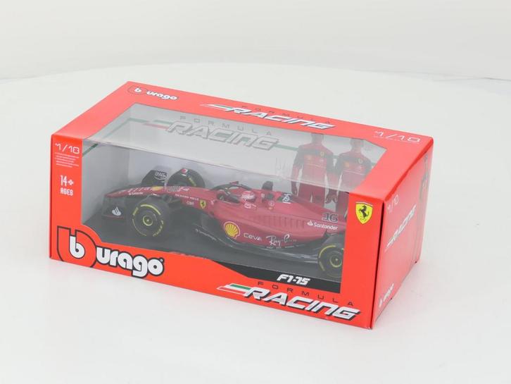 Schaal 1:18 Bburago BU16811LE Ferrari F1-75  Season 2022..., Hobby en Vrije tijd, Modelauto's | 1:18, Zo goed als nieuw, Ophalen of Verzenden
