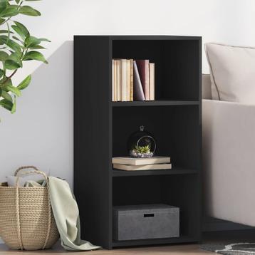 vidaXL Dressoir 45x41x93 cm bewerkt hout zwart, Huis en Inrichting, Kasten | Dressoirs, Verzenden, Nieuw