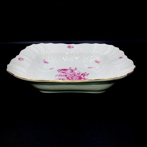 Herend - Large Square Serving Bowl (27,5 cm) - Printemps, Antiek en Kunst, Antiek | Meubels | Tafels