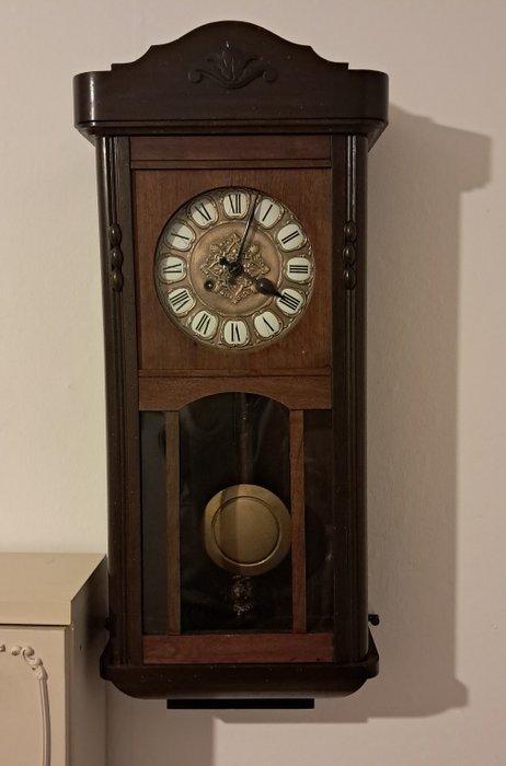 Regulateur wandklok - Gustav Becker - Messing, Hout -, Antiquités & Art, Antiquités | Horloges