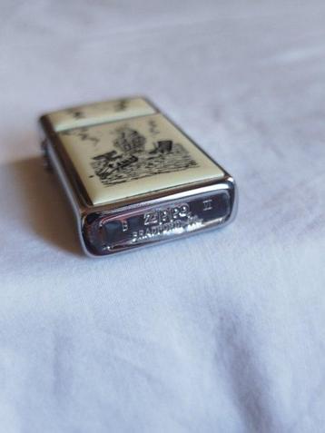Zippo - Scrimshaw Ship. - Zonder Minimumprijs - Aansteker beschikbaar voor biedingen
