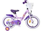 Disney Wish Kinderfiets - Meisjes - 14 inch - Paars, Fietsen en Brommers, Verzenden, Zo goed als nieuw