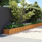 vidaXL Plantenbak verhoogd 1152x50x36 cm cortenstaal, Tuin en Terras, Verzenden, Nieuw